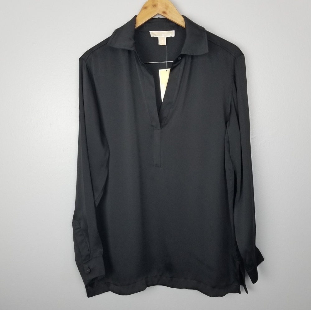 Michael Kors | Oversized Black Blouse NWT